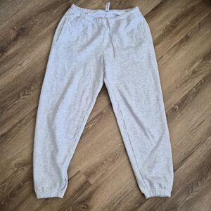 Skims Light Heather Gray Sweatpants - Drawstring Joggers Medium